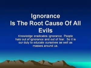 Rays Of Wisdom - Astrology As A Lifehelp on The Healing Journey - Ignorance - The Root Of All Evil